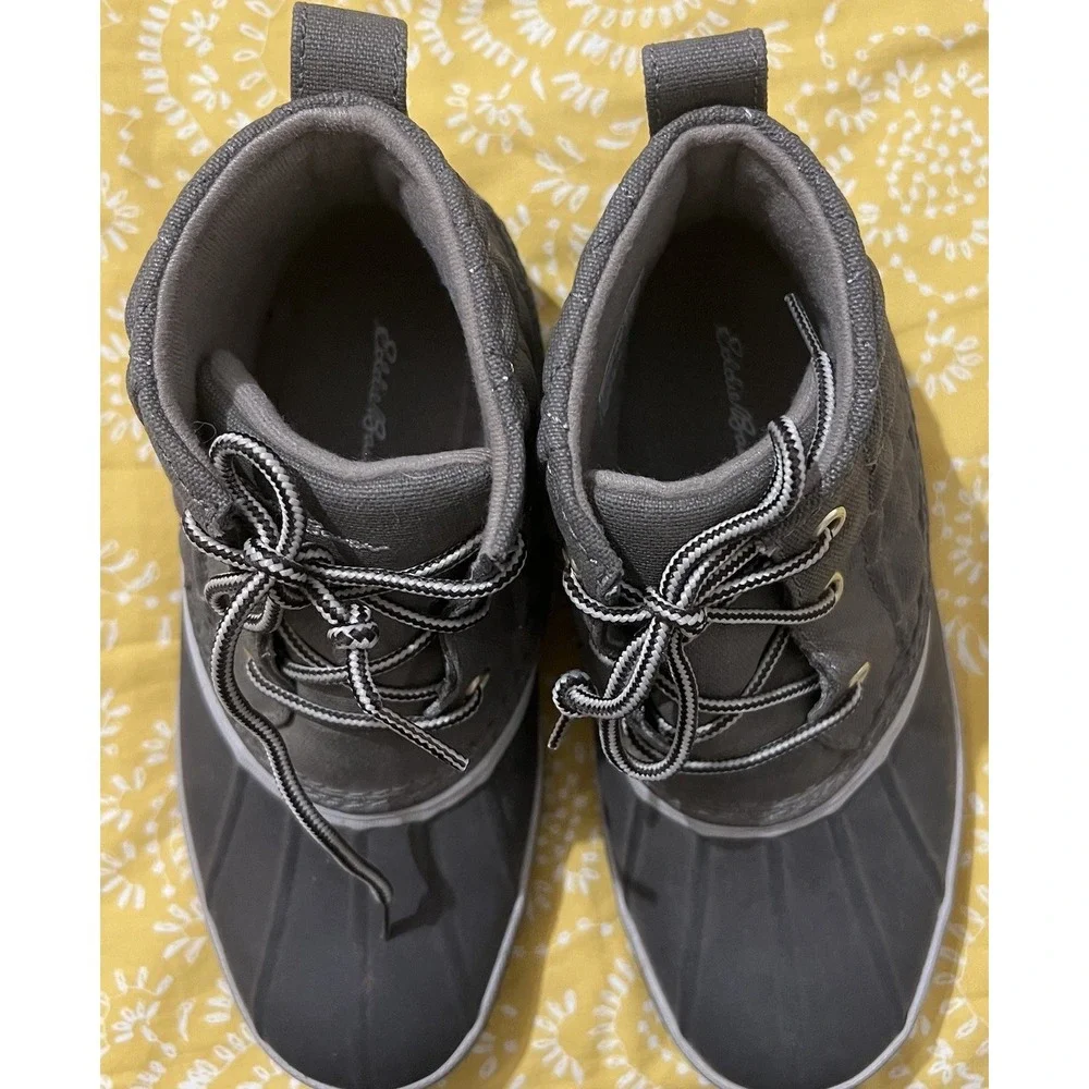 Eddie Bauer Hunt Pack Mid Duck Rain Boots Rubber Weatheredge Womens Size 6